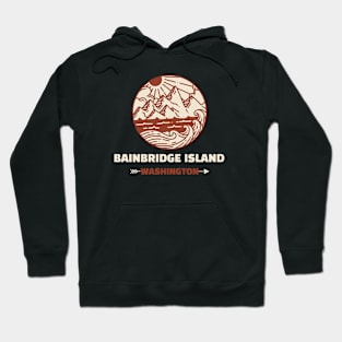 Retro Bainbridge Island Hoodie